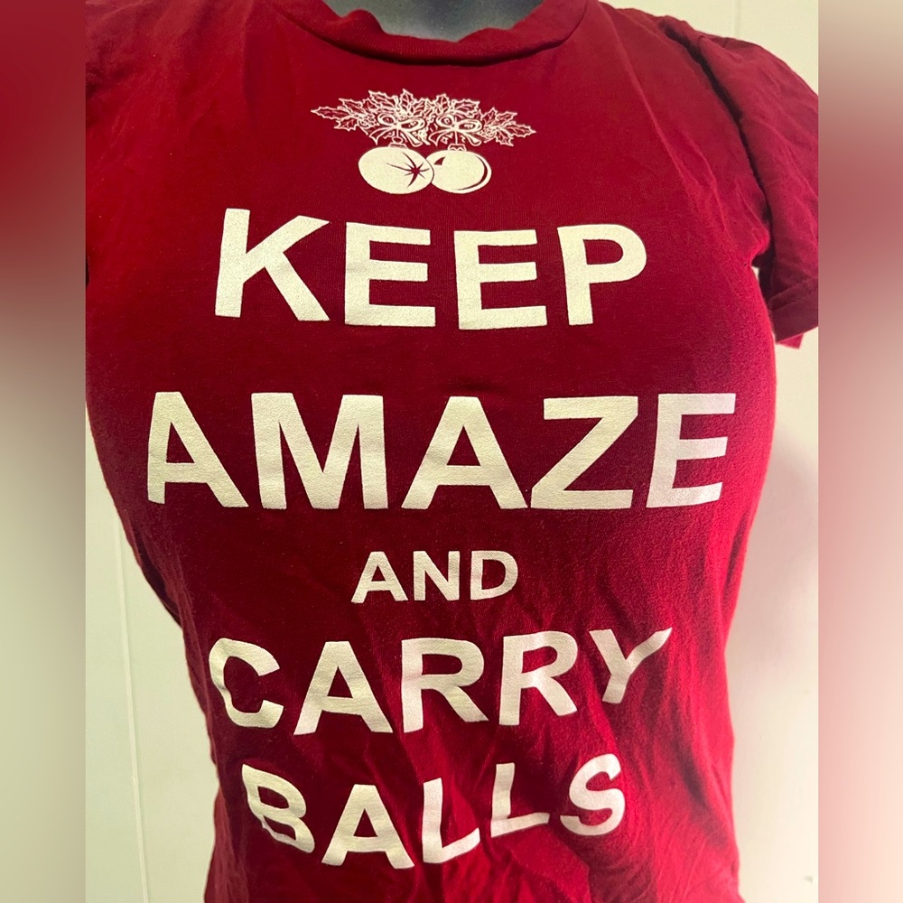 Amanda Palmer T-shirt | Keep Amaze and Carry Balls | AA Size L